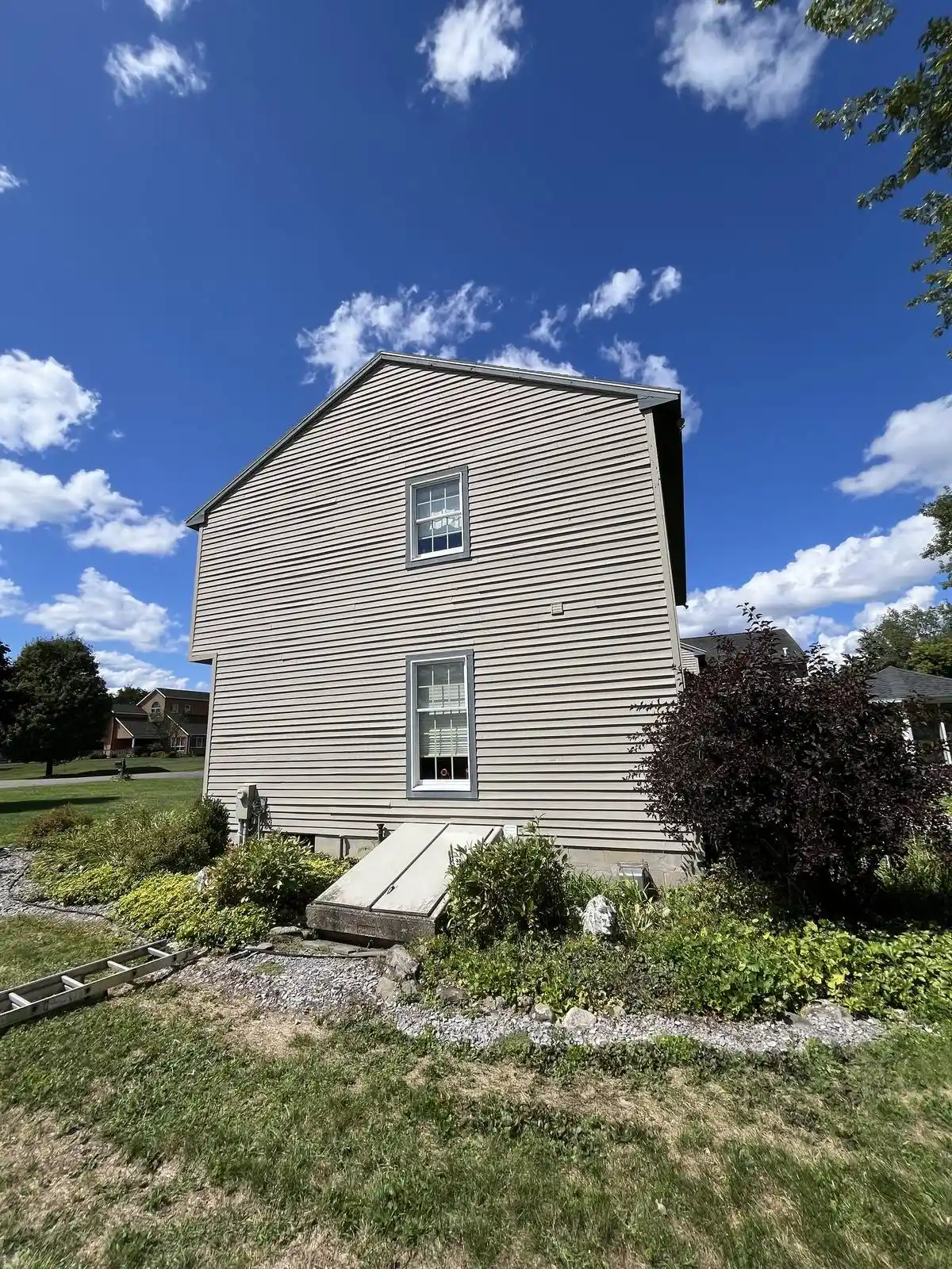 Completed exterior painting project
