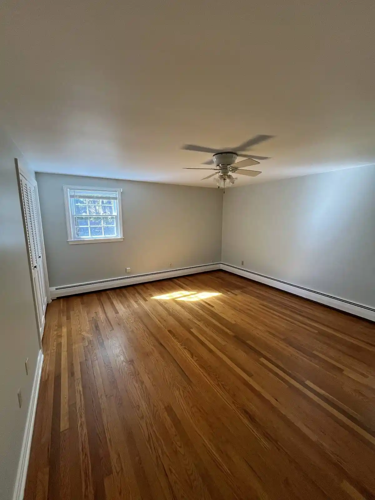 Freshly painted interior room